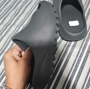 Kids Black Slide Sandals